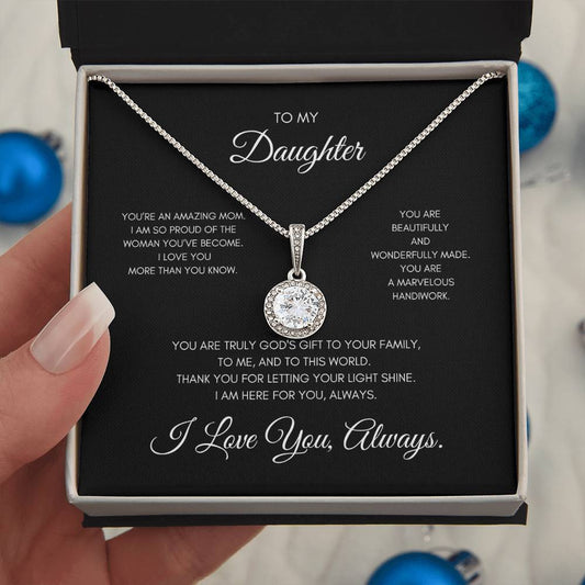 Daughter - You're An Amazing Mom Necklace